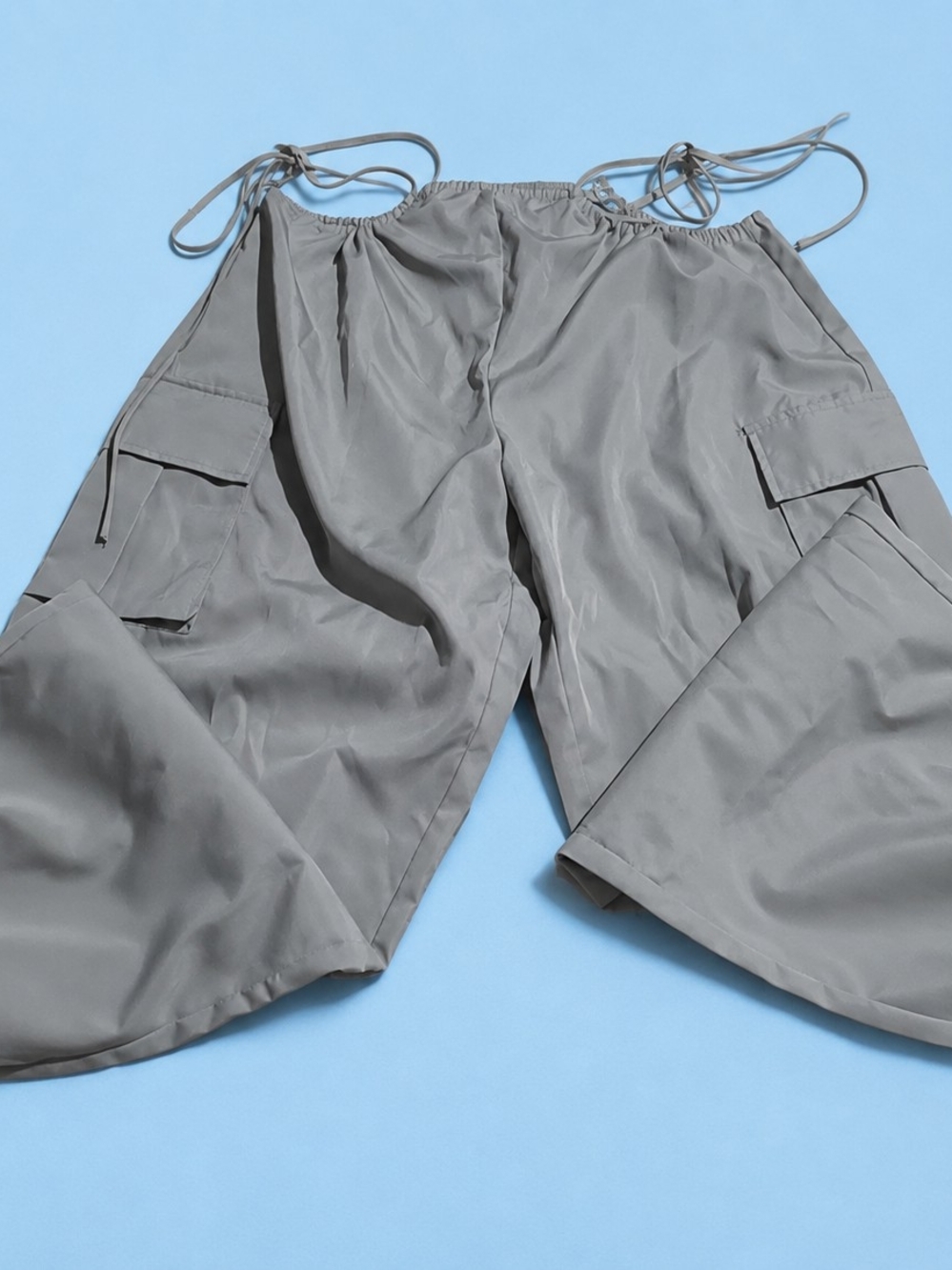 SHEIN Gray Women's Cargo Track Joggers
